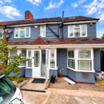 Front bay windows and entrance at Tynedale Road, Tyseley